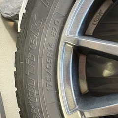 26日までに撮りに来てくださる方10000円にします！　スタッドレス　ホイール　タイヤ　 175/65R14の画像