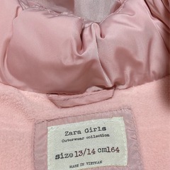 美品　ZARA キッズ　中綿ジャケット　13/14歳　164cmの画像