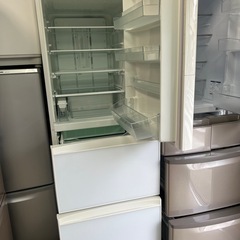 東芝 3ドア冷蔵庫.全面ガラス.363L.自動製氷.2018年型.10キロ内配達無料の画像