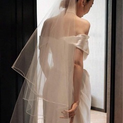 結婚式　ロングベールの画像