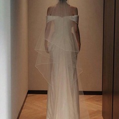 結婚式　ロングベールの画像