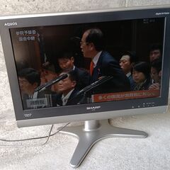 SHARP　液晶カラーテレビ　LC-20E5　AQUOSの画像