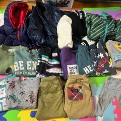 子供服　男の子　長袖冬物　まとめ売り　16点セット　裏起毛など 95〜100の画像