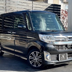 安心の総額表示！車検満たん★ダイハツタントカスタムRSターボ両側電動スライドドア！バックモニターBluetoothナビTVレーダーブレーキサポートetcエコアイドル！ドラレコの画像