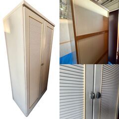 【お引取 限定】ワードローブ　880×545×1795　洋服タンス　＊056-Hの画像