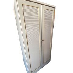 【お引取 限定】ワードローブ　880×545×1795　洋服タンス　＊056-Hの画像