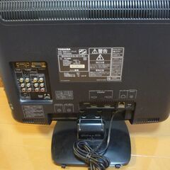 テレビ　TOSHIBA　REGZA　１９A３５００　０８年製の画像