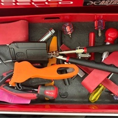 工具一式セット ツールボックス付き（ソケット・レンチ・ドライバー等）中古 の画像