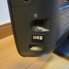 テレビ　TOSHIBA　REGZA　１９A３５００　０８年製の画像