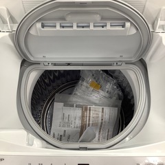 SHARP 全自動洗濯機　ES-TX6J-W 6.5kg 2025年製の画像
