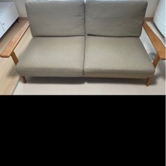 北欧風2.5人掛けソファの画像