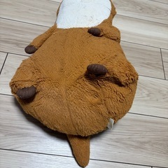 動物デザイン ぬいぐるみクッション｜抱き枕｜約50×30cm｜やわらか｜中古 の画像