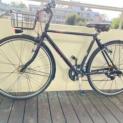 ブリヂストン マークローザ 7段変速 ハブダイナモLEDランプ27インチ クロスバイク 引取専用の画像