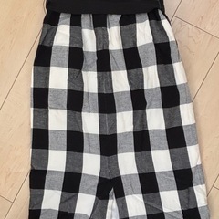 Perle pêche チェック柄タイトスカートの画像