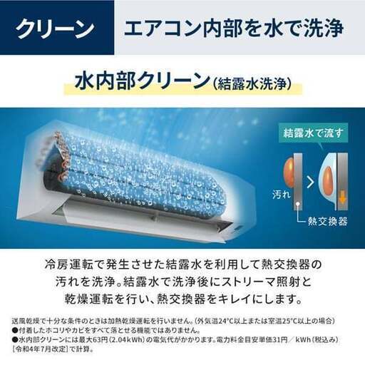 ダイキンの最新型 S225ATES-W ホワイト Eシリーズ [ルームエアコン(主に6畳用)]コンパクトサイズ室内機採用のスタンダード