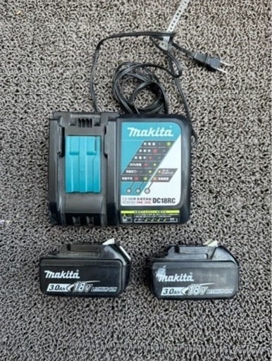 Makita 18V リチウムイオンバッテリー 3.0Ah 2個セット ケース付き