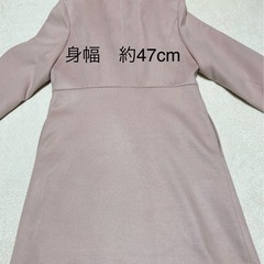 マジェスティックレゴン　フェイクファー付きコート　Mの画像