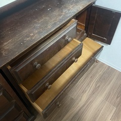 ドレッサー　鏡台　木製　レトロ　アンティークの画像