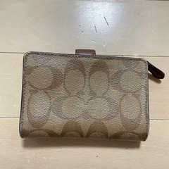 coach 財布　コーチ　二つ折り　中古　の画像