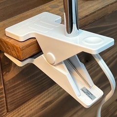 B233◇YAZAWA クリップ式 デスクライト 昼光色◇ホワイトの画像