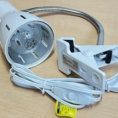 B233◇YAZAWA クリップ式 デスクライト 昼光色◇ホワイトの画像