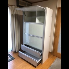【あげます】 キッチン収納  食器棚の画像