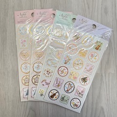 ファンシー折り紙 サンキューシールの画像