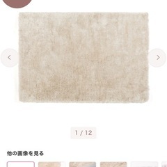 【定価32,800】Francfranc 低反発 カステ ラグ M の画像