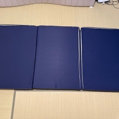 三つ折りマットレス（4年使用）の画像
