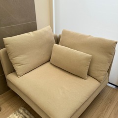 IKEA ソーデルハムン　コーナーセクション　ライトベージュの画像