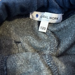 1/15削除予定　スウェット　グローバルワーク　120cmの画像