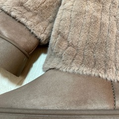 新品！ムートンブーツ　　24.0cm
の画像