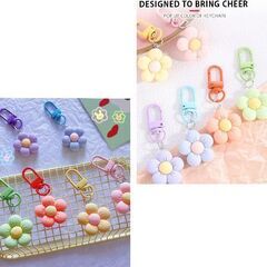 フラワーチャーム（新品）グリーン