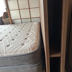 ニトリセミダブルベッドフレーム Nスリープ付きの画像