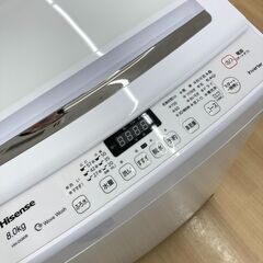 A-865【リユースのサカイ野々市店】ジモティ来店特価‼ Hisense ハイセンス 洗濯機 HW-DG80B 2021年製 動作チェック＆クリーニング済みの画像