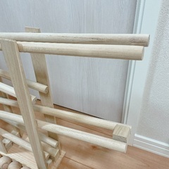 ボール転がし　知育おもちゃ　手作りの画像