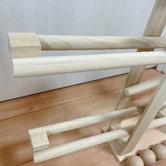 ボール転がし　知育おもちゃ　手作りの画像