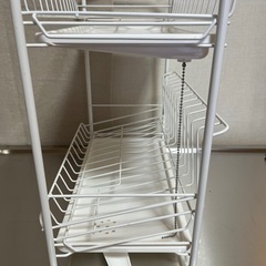 ニトリ/水切り/2段/スリムの画像