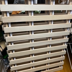 すのこ　ダブル　新品未使用の画像