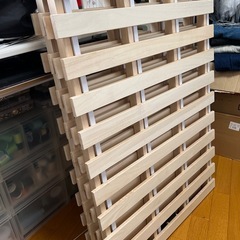 すのこ　ダブル　新品未使用の画像