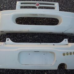 ★ホンダバモスエアロ一式　FRPフロント・リアバンパー・サイドステップ★の画像