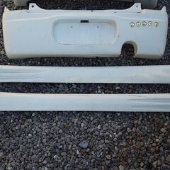 ★ホンダバモスエアロ一式　FRPフロント・リアバンパー・サイドステップ★の画像