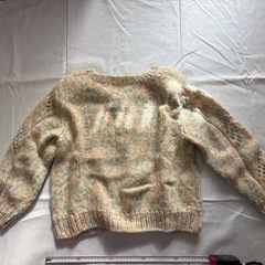 セーター　ハンドメイド　白の画像