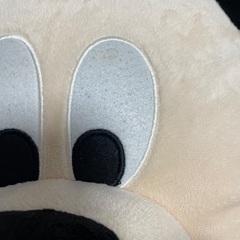 ミッキーフェイス型クッションの画像