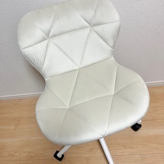 ニトリ　チェア（アイボリー2脚）の画像