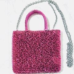 【極美品】ANTEPRIMA アンテプリマ スタンダード ミニアトゥーラ フクシアピンクの画像