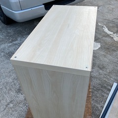 棚　収納棚　収納ボックス　引き出し付き　76.5×39×76.5の画像