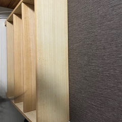 無印良品 天然木 本棚 棚板可動式／幅80cm 最終値下げ！の画像