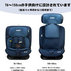 Jovikids チャイルドシート 紺の画像