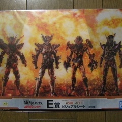 一番くじ S.H.Figuarts 仮面ライダー E賞 ビジュアルシート 2種・F賞 サコッシュ ３点セットの画像